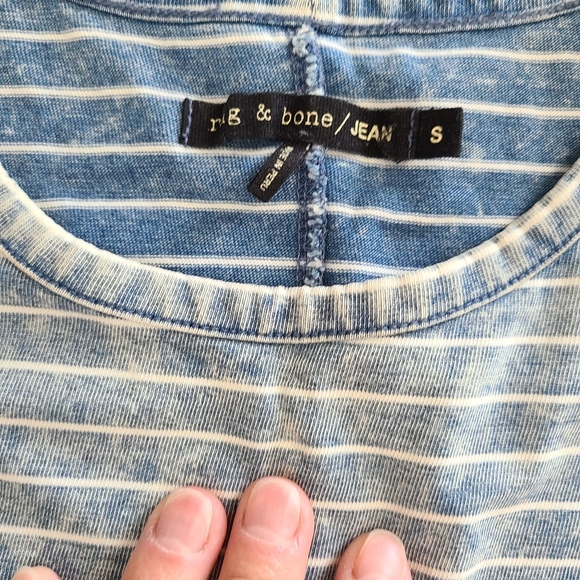 Rag and bone oversized denim washed tank small - Picture 3 of 3